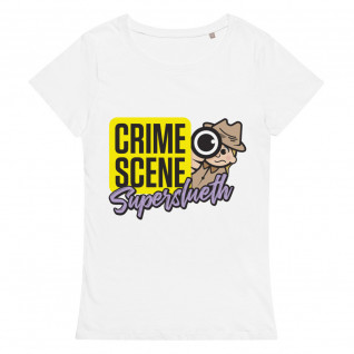 Crime Scene Super Sleuth Purple (Female) Women's Organic T-Shirt
