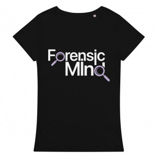 Forensic Mind Purple/White Women's Organic T-Shirt