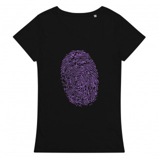 Purple Fingerprint Women's Organic T-Shirt