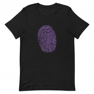 Purple Fingerprint Unisex T-Shirt