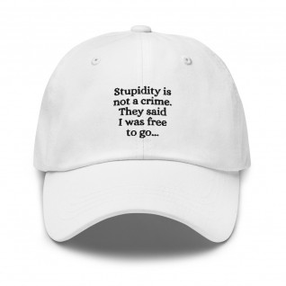 Stupidity is Not a Crime They Said I Was Free to Go Cap