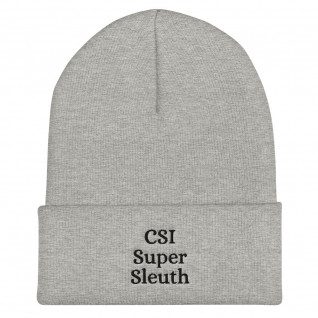 CSI Super Sleuth Embroidered Cuffed Beanie