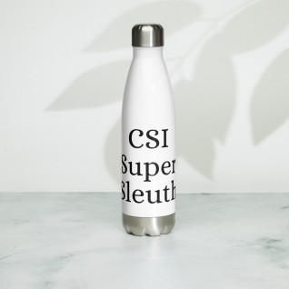 CSI Super Sleuth Stainless Steel Water Bottle