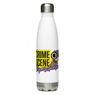 CSI Super Sleuth Purple (Male) Stainless Steel Water Bottle