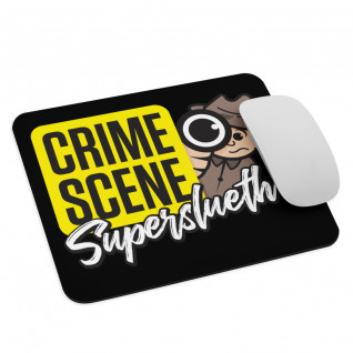 CSI Super Sleuth White (Male) Mouse Pad