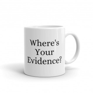 Where's Your Evidence? Mug