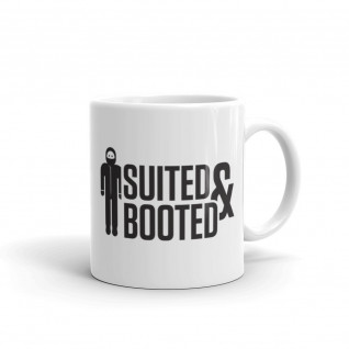 Suited and Booted Black Mug