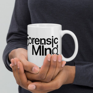 Forensic Mind Black Mug