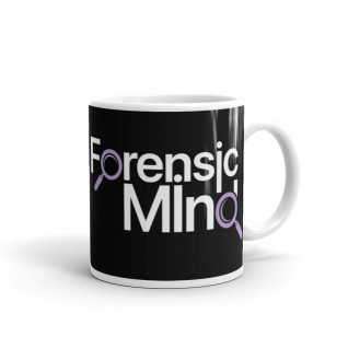 Forensic Mind Purple and White Mug
