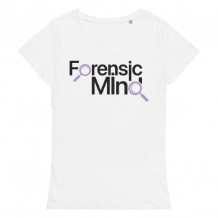 Forensic Mind Black and Purple Women's Organic T-Shirt