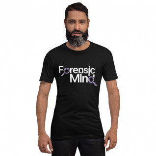 Forensic Mind Purple and White Unisex T-Shirt