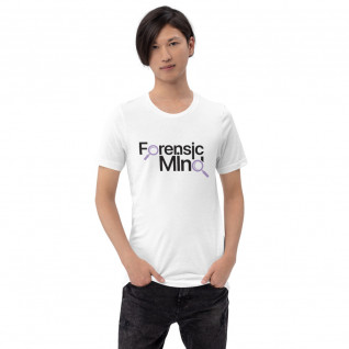 Forensic Mind Black and Purple Unisex T-Shirt