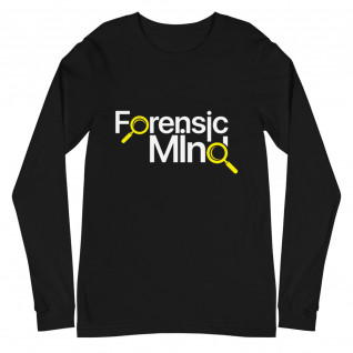 Forensic Mind Yellow and White Unisex Long Sleeve Tee