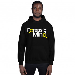 Forensic Mind Yellow and White Unisex Hoodie